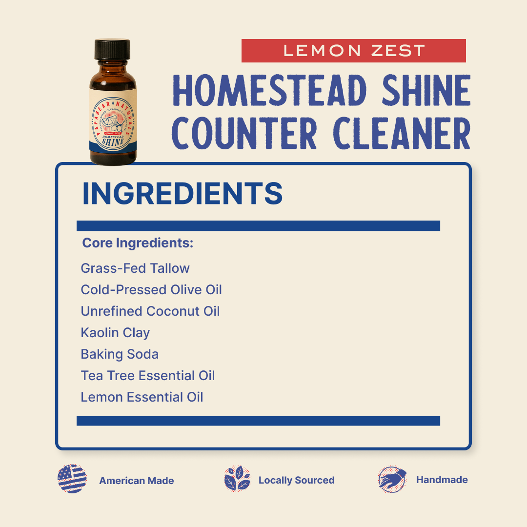 Homestead Shine Cleaning Concentrate - 1 oz (3 Pack)
