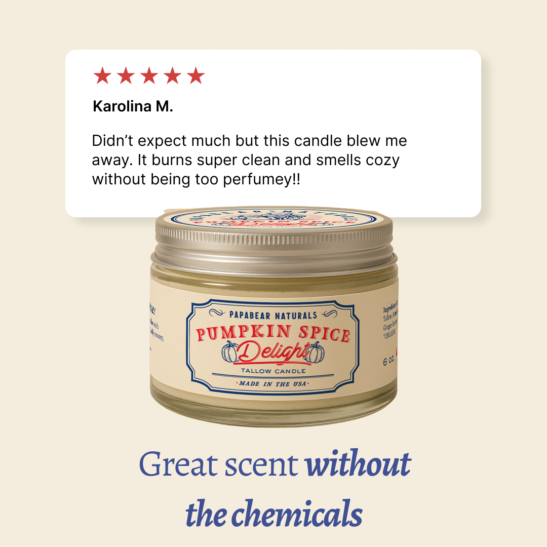 Tallow Candle - 6 oz