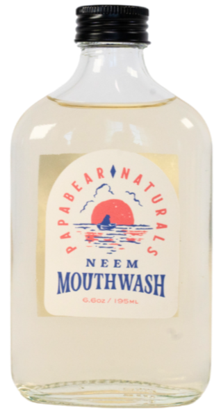 Natural Neem Mouthwash (2pk) | Papabear Naturals – PapaBear Naturals