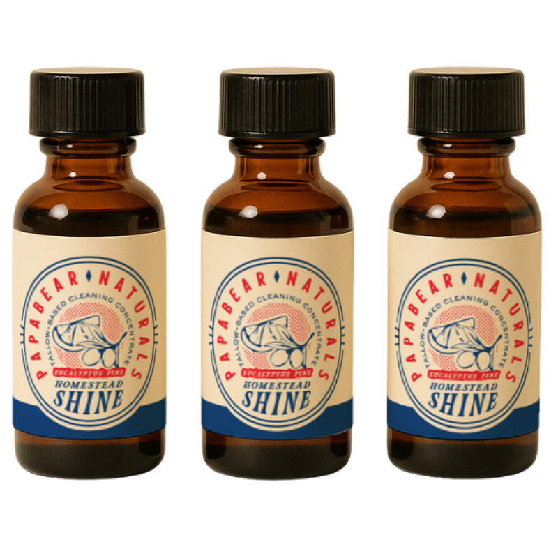 Homestead Shine Cleaning Concentrate - 1 oz (3 Pack)