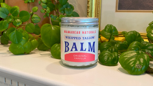 Whipped balm on baby bump