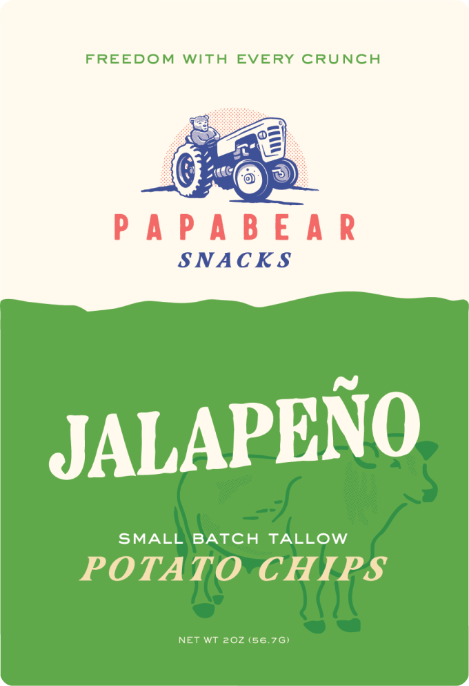 Grass-fed Jalapeño Tallow Chips